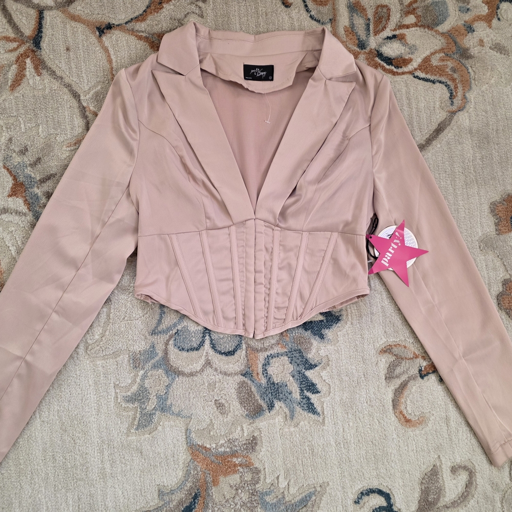 PrettyLittleThing Pink Blazer Suit Jacket